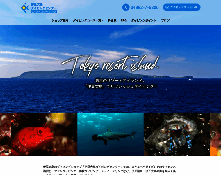 Izuohshima-diving.com thumbnail