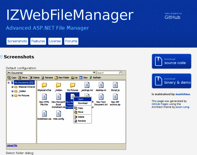 Izwebfilemanager.com thumbnail