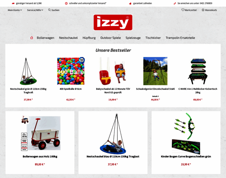 Izzy-sport.de thumbnail