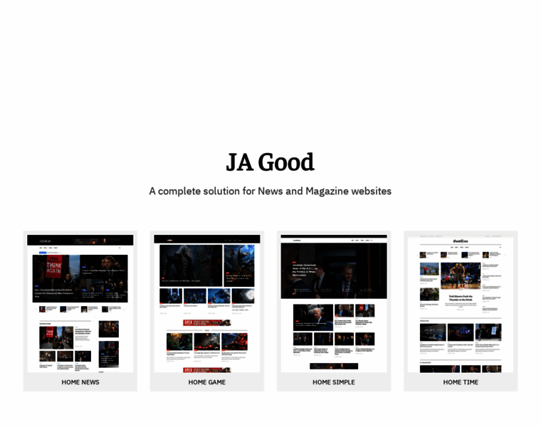 Ja-good.demo.joomlart.com thumbnail