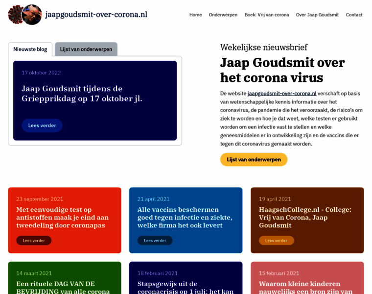 Jaapgoudsmit-over-corona.nl thumbnail