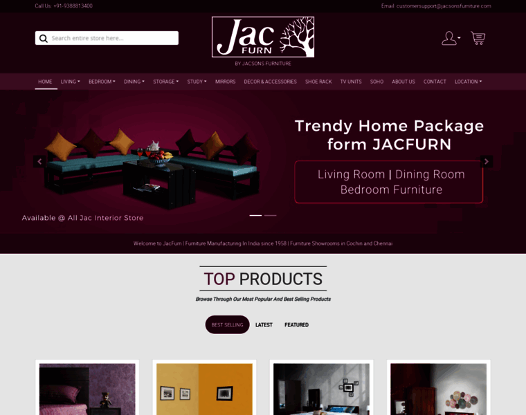 Jacfurn.com thumbnail