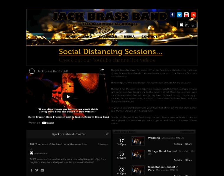Jackbrassband.com thumbnail