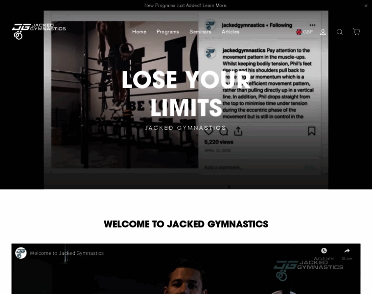Jackedgymnastics.com thumbnail