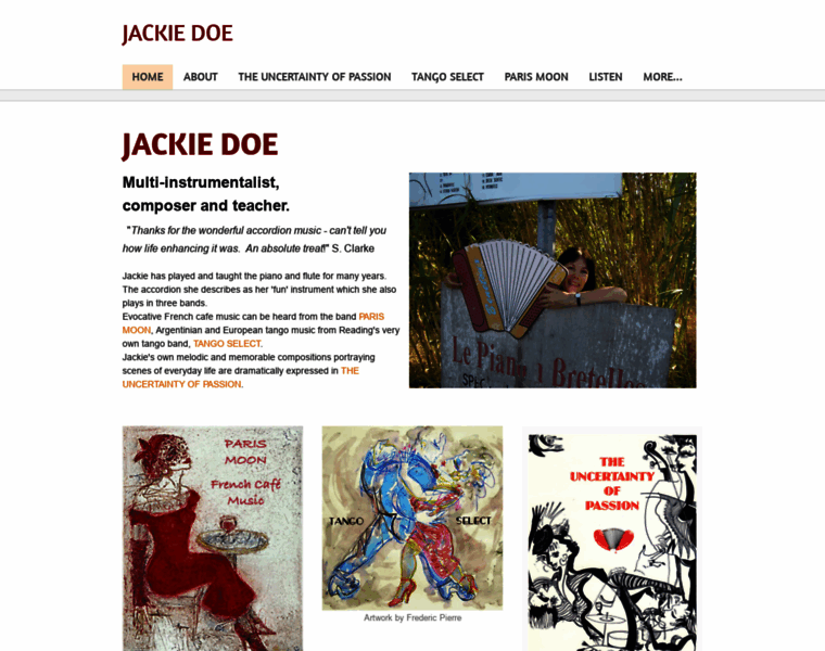 Jackiedoe.co.uk thumbnail
