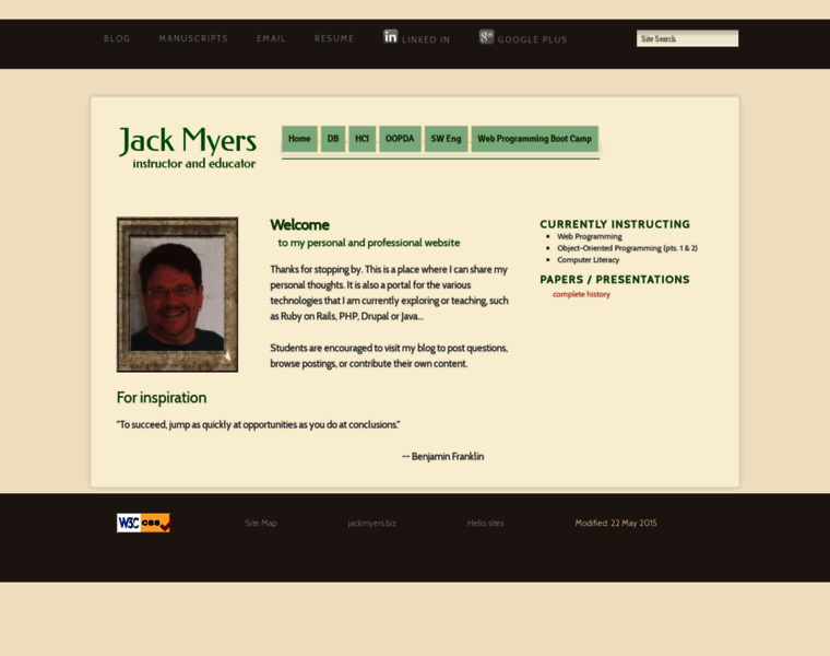 Jackmyers.info thumbnail