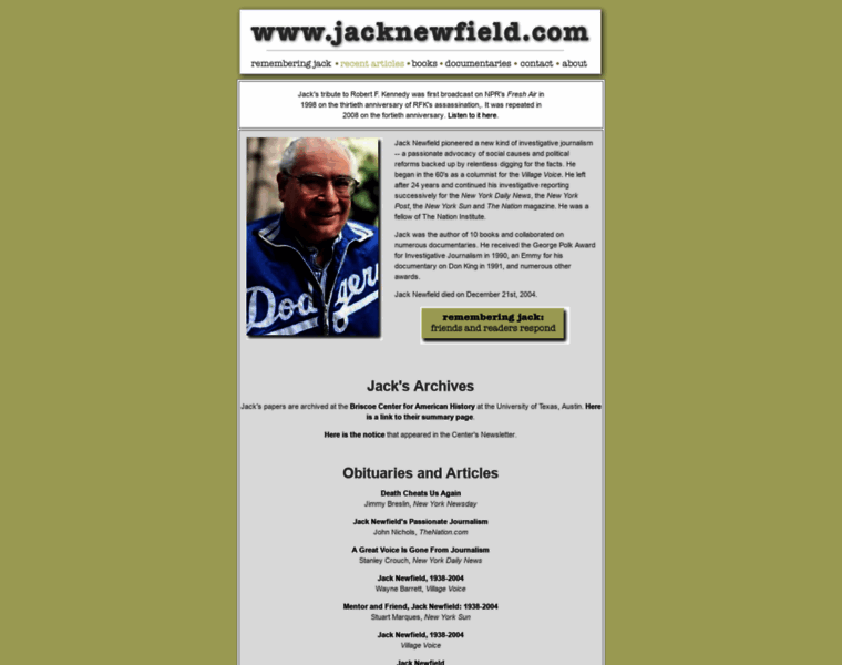 Jacknewfield.com thumbnail