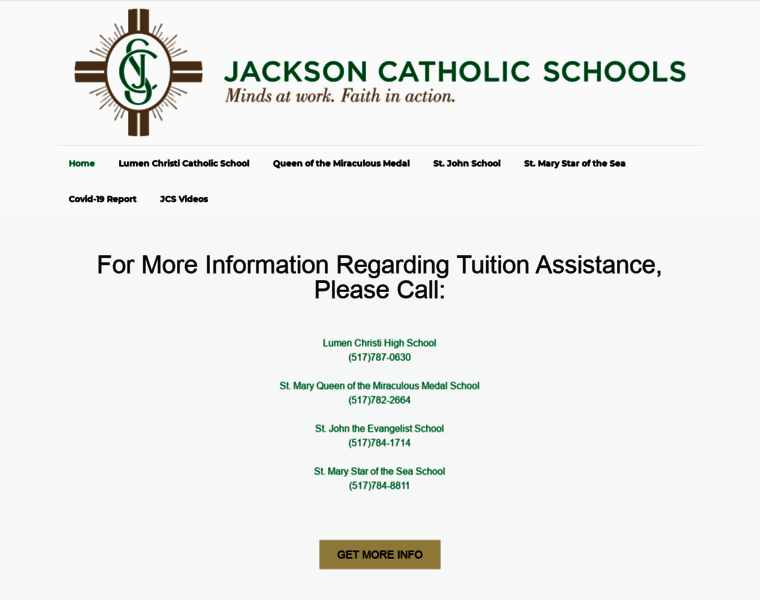 Jacksoncatholicschools.org thumbnail