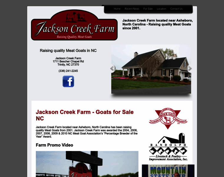 Jacksoncreekfarm.com thumbnail