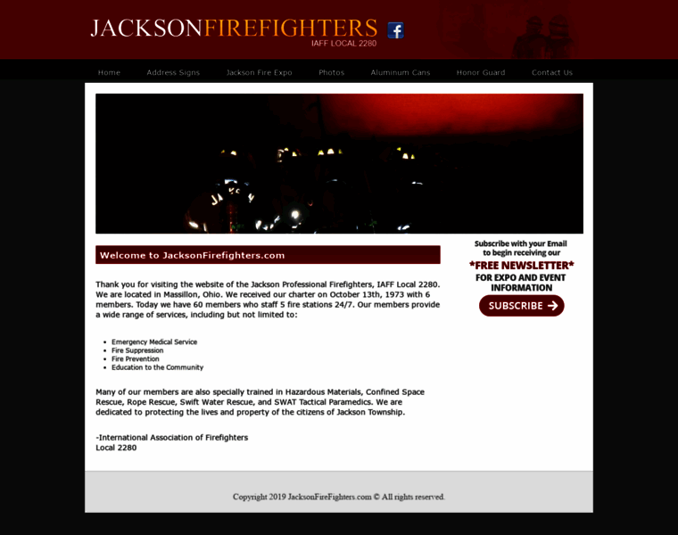 Jacksonfirefighters.com thumbnail
