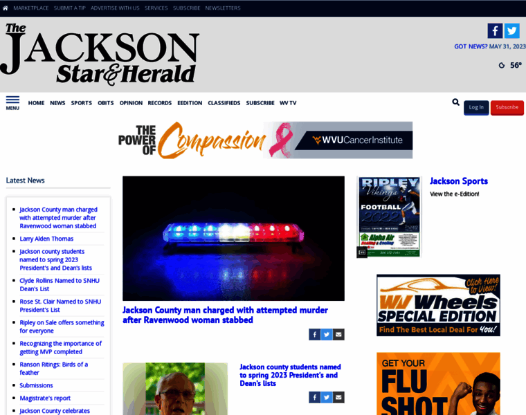 Jacksonnewspapers.com thumbnail
