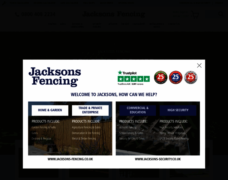 Jacksons-fencing.co.uk thumbnail