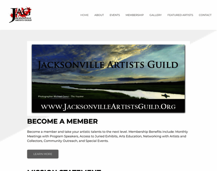 Jacksonvilleartistsguild.org thumbnail