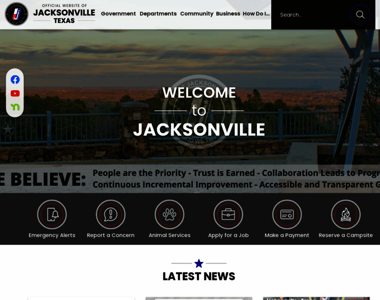 Jacksonvilletx.org thumbnail