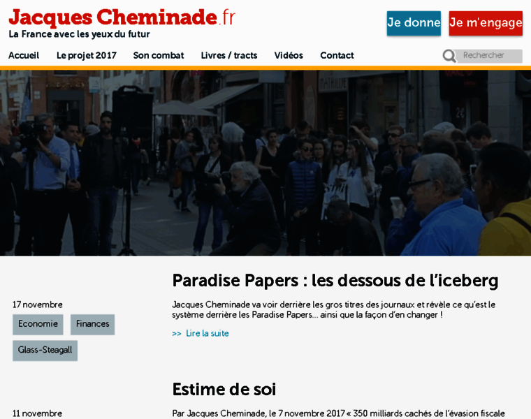 Jacquescheminade2017.fr thumbnail
