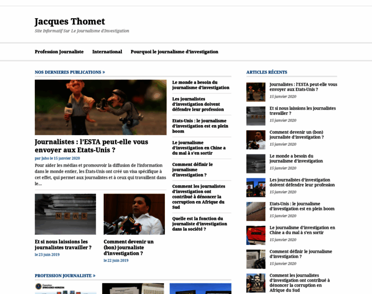Jacquesthomet.com thumbnail