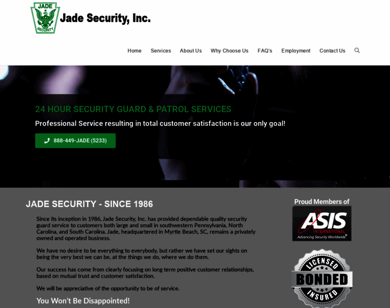 Jade-security.com thumbnail
