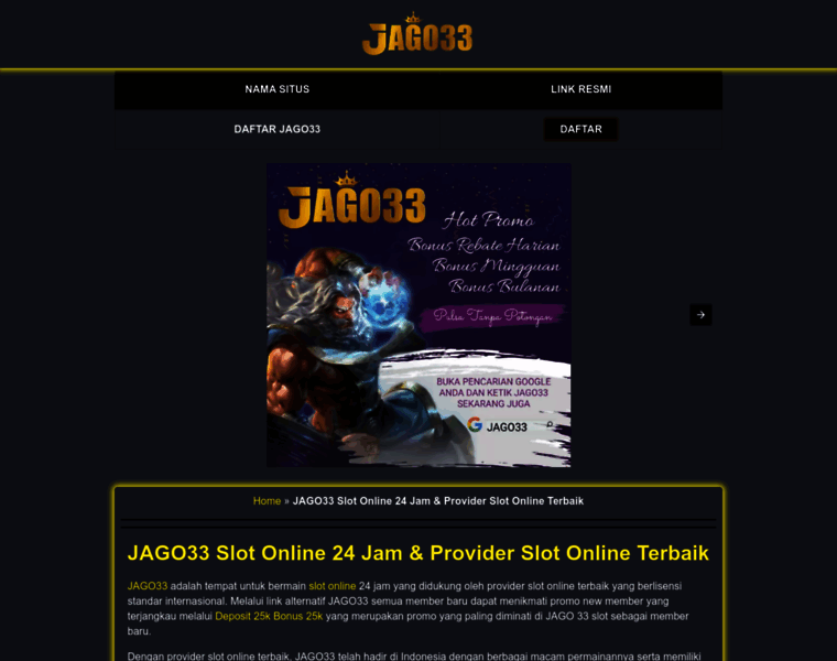 Jago33.net thumbnail