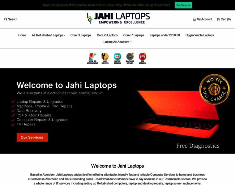 Jahilaptops.co.uk thumbnail