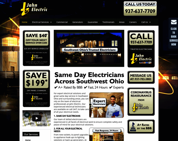 Jahnelectricians.com thumbnail