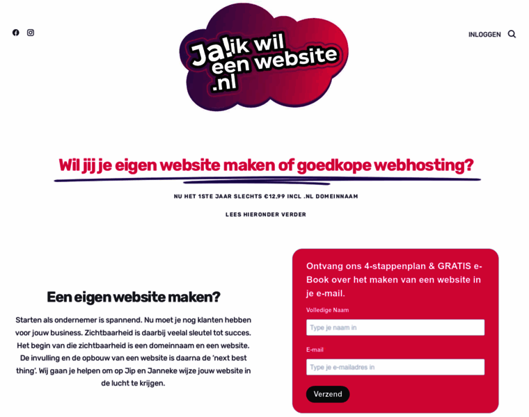 Jaikwileenwebsite.nl thumbnail