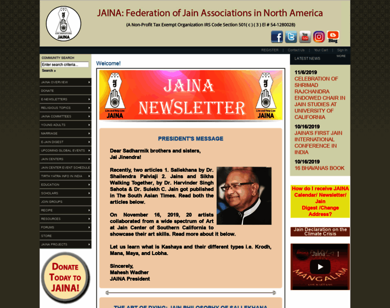 Jaina.org thumbnail