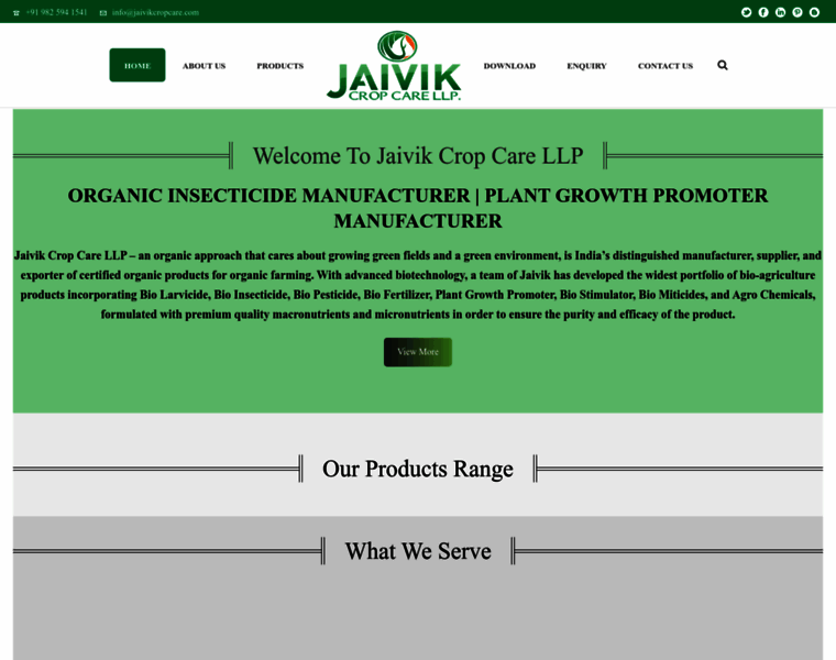 Jaivikcropcare.com thumbnail