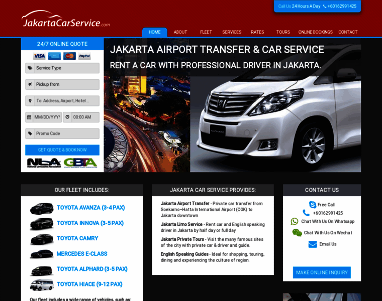 Jakartacarservice.com thumbnail