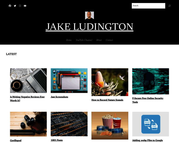 Jakeludington.com thumbnail