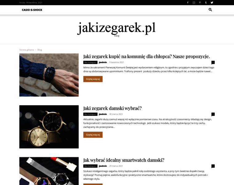Jakizegarek.pl thumbnail