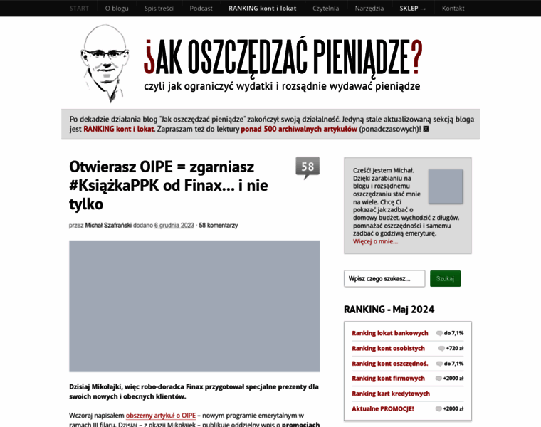 Jakoszczedzacpieniadze.pl thumbnail
