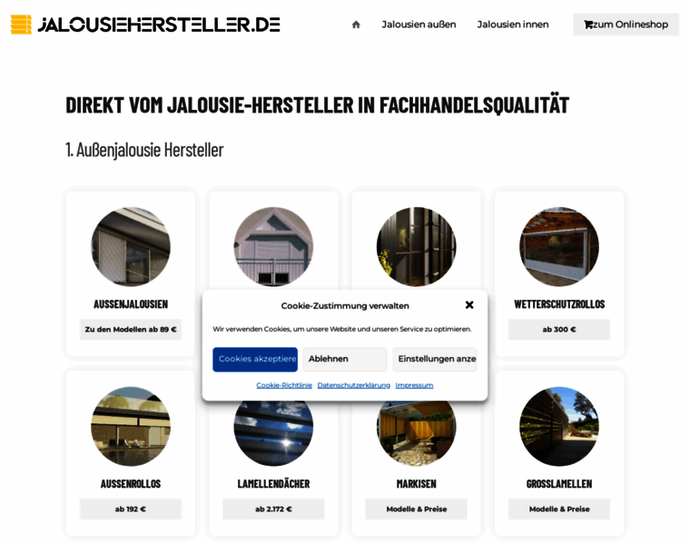 Jalousiehersteller.de thumbnail