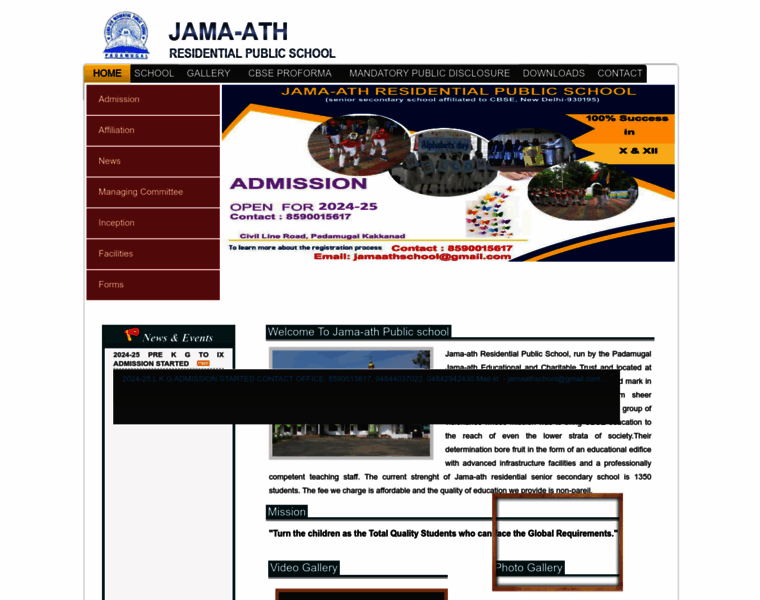 Jamaathpublicschool.org thumbnail