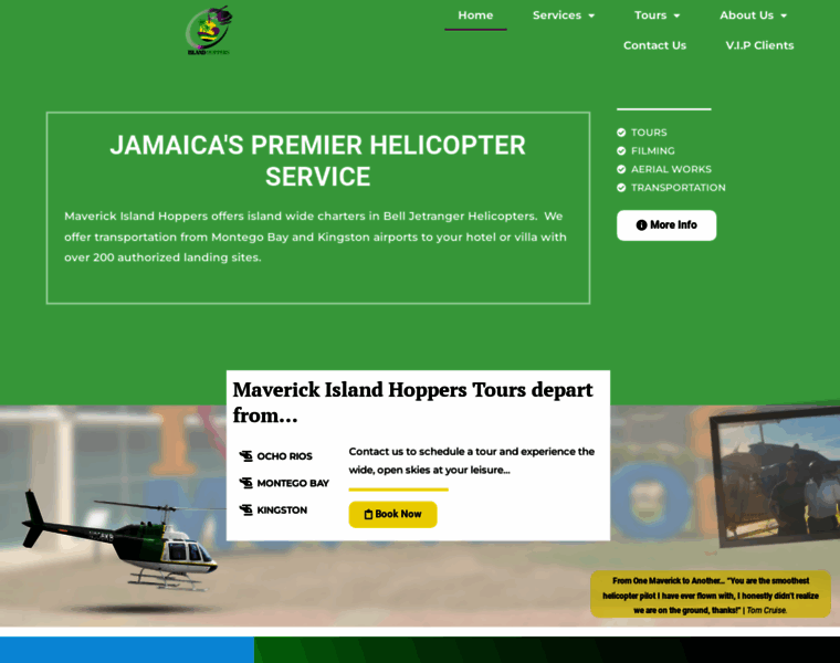 Jamaicahelicopterservices.com thumbnail
