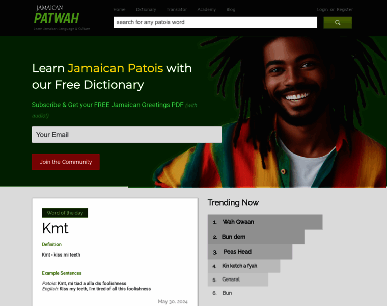 Jamaicanpatwah.com thumbnail