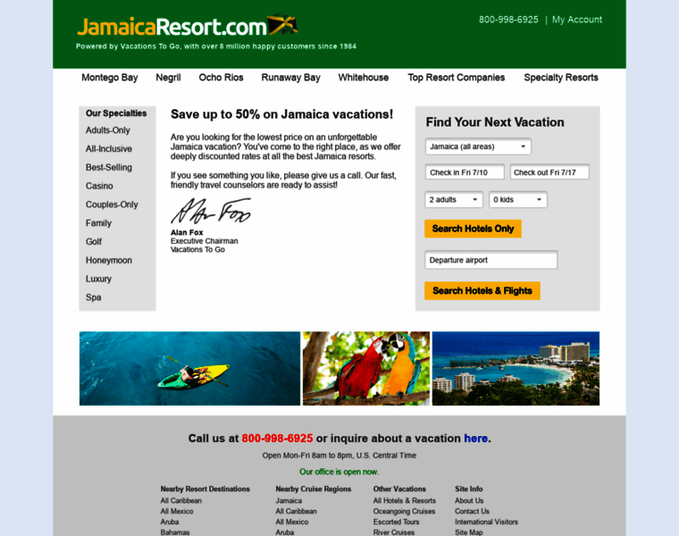 Jamaicaresort.com thumbnail
