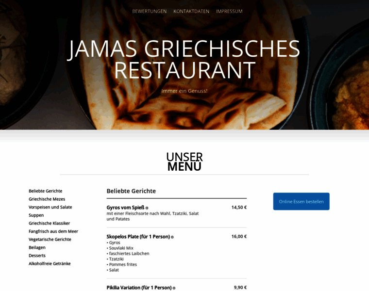 Jamasgriechischesrestaurant.at thumbnail