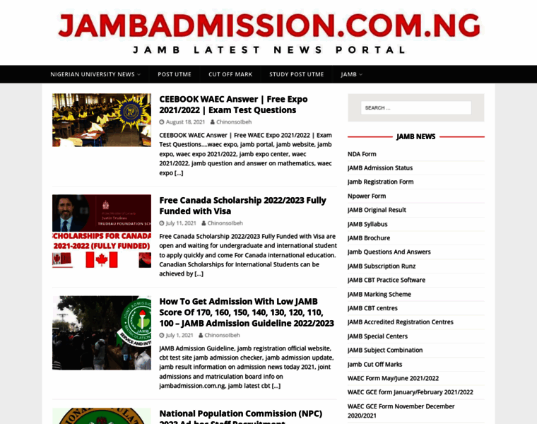 Jambadmission.com.ng thumbnail