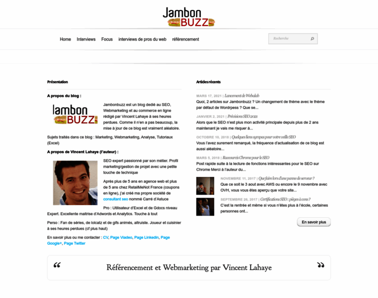 Jambonbuzz.com thumbnail