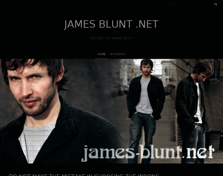 James-blunt.net thumbnail