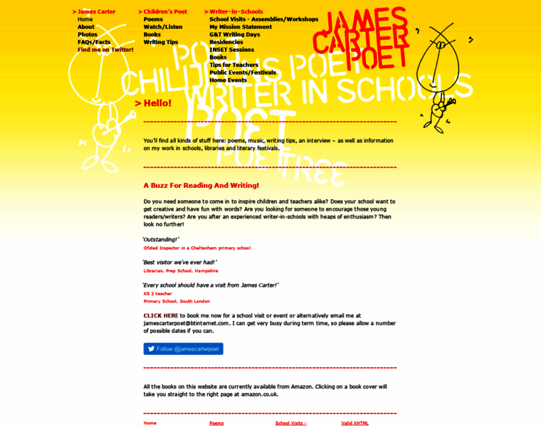 Jamescarterpoet.co.uk thumbnail Jamescarterpoet.co.uk thumbnail