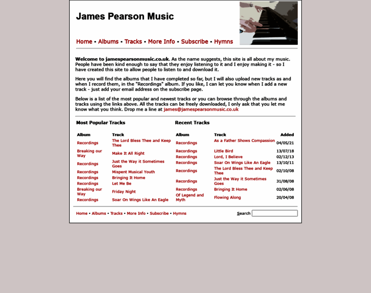 Jamespearsonmusic.co.uk thumbnail