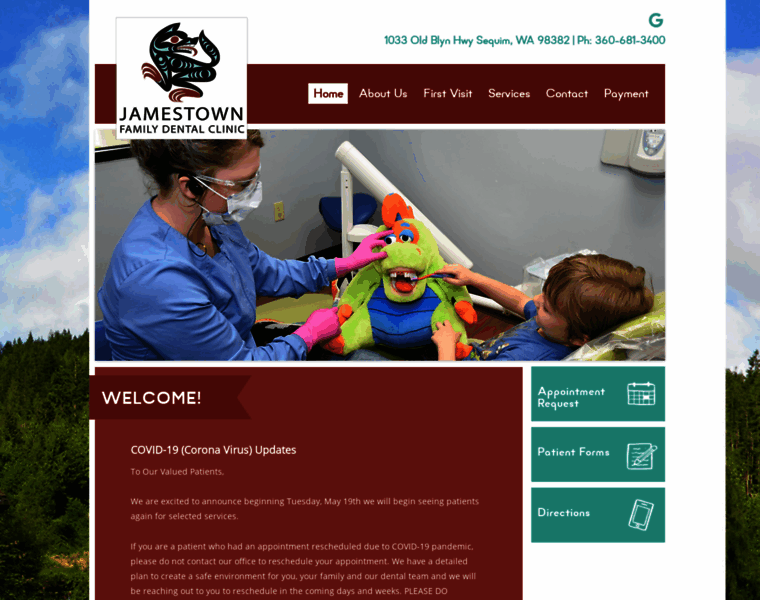 Jamestownfamilydentalclinic.com thumbnail