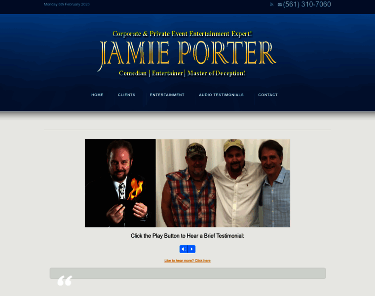 Jamieporter.com thumbnail