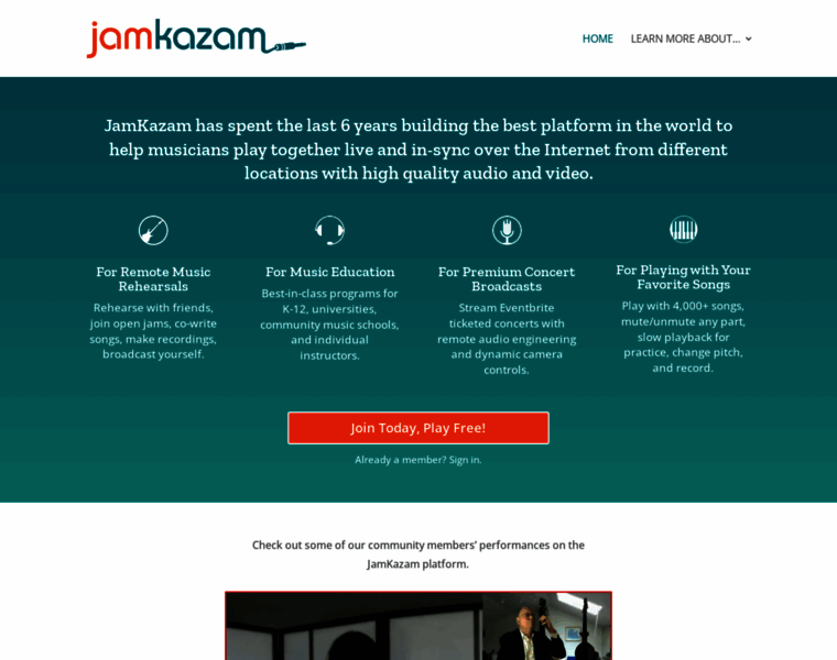 Jamkazam.com thumbnail