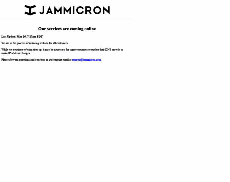 Jammicron.com thumbnail