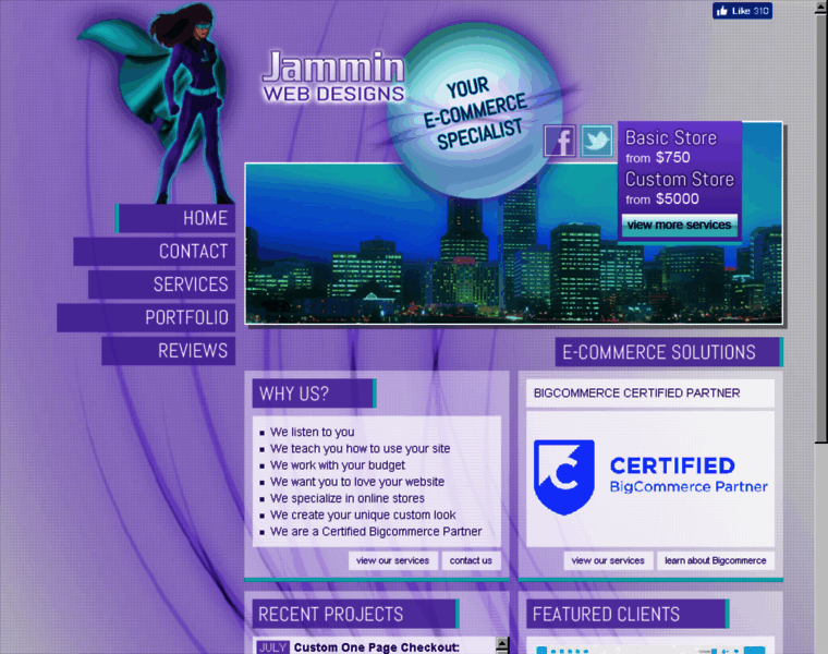 Jamminwebdesigns.com thumbnail