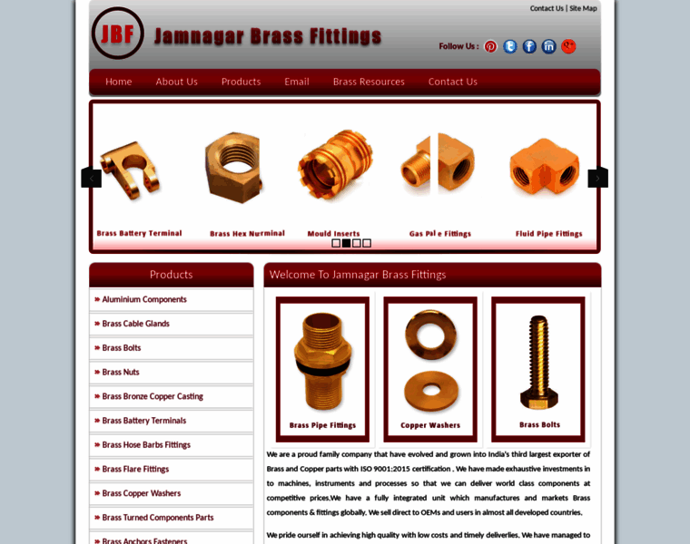 Jamnagar-brass-fittings.com thumbnail