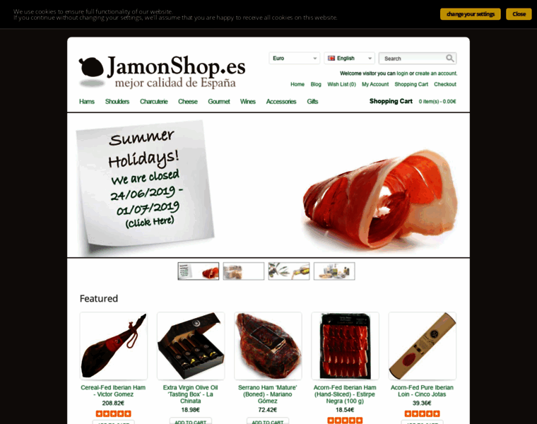 Jamonshop.es thumbnail
