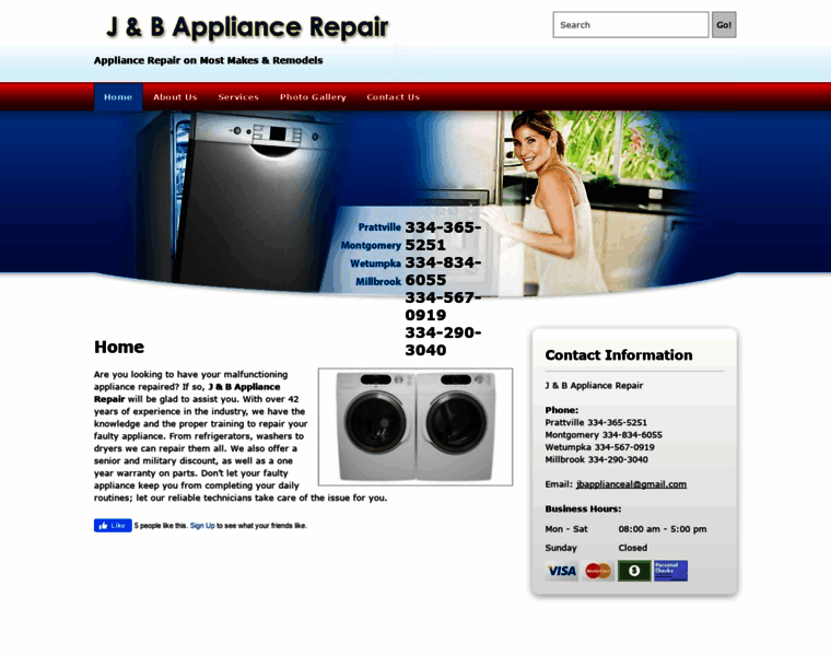 Jandbapplianceal.com thumbnail